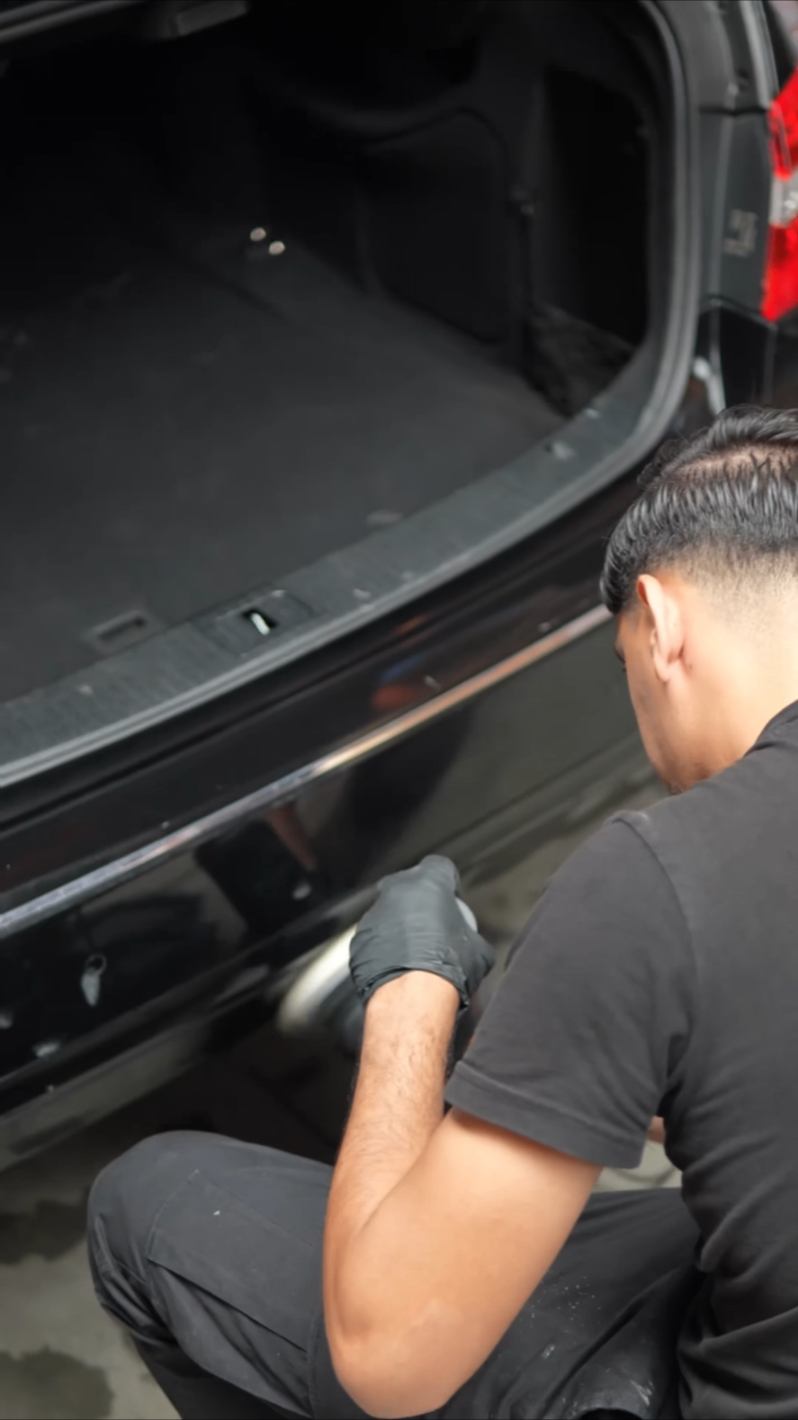 MK AutoCare detailer aan het werk