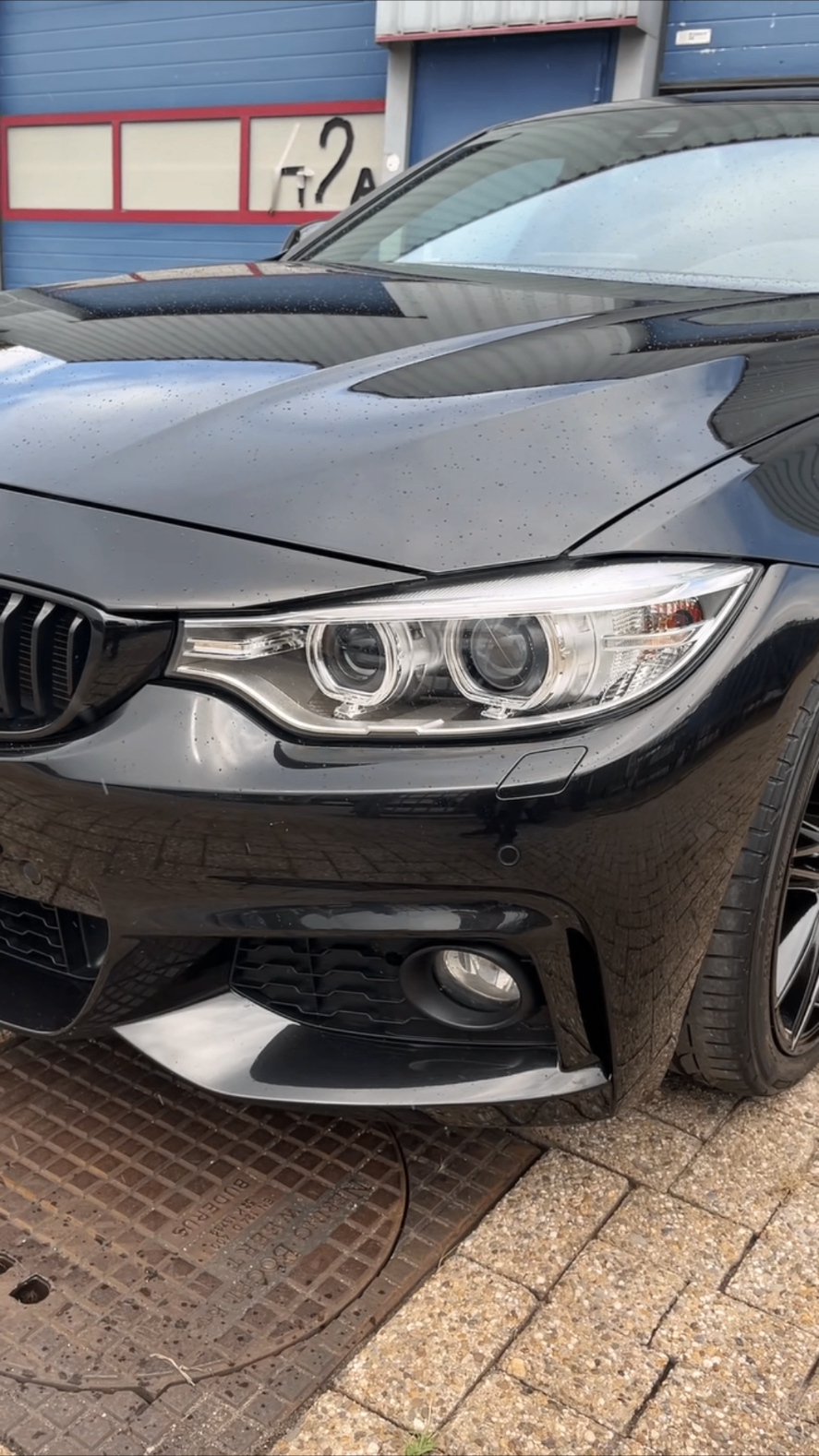 BMW 4-serie voorzijde na polijsten