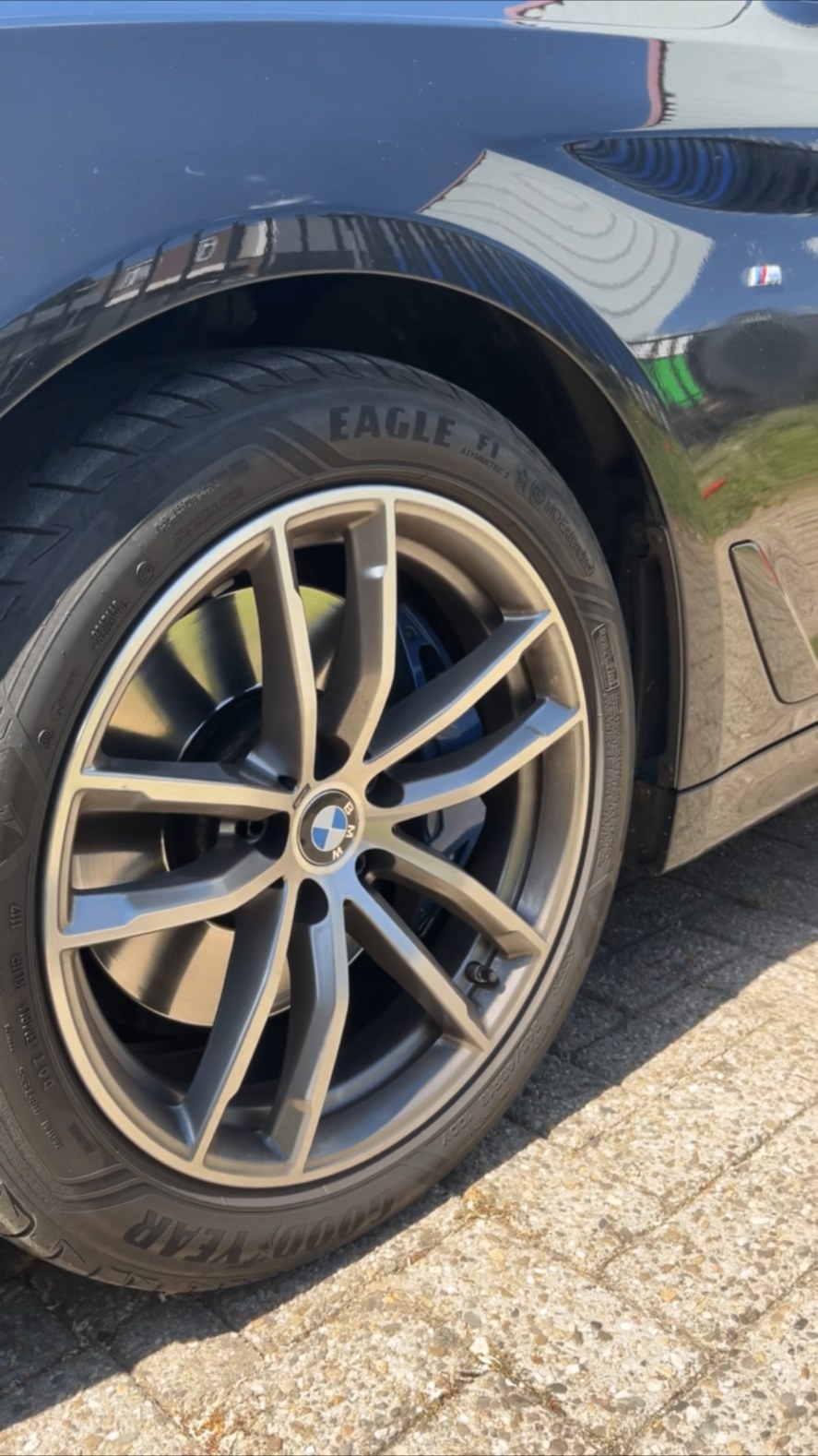 BMW velg na polijsten en detailing